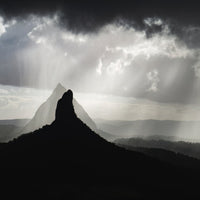 Rain Rays in Glasshouse Mountains