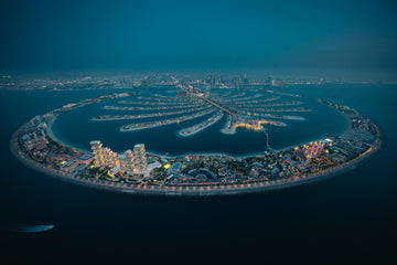 Palm Jumeirah at night - Dubai - 1