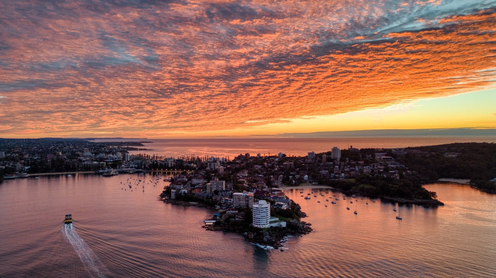 Manly Sunrise with Ferry - 1