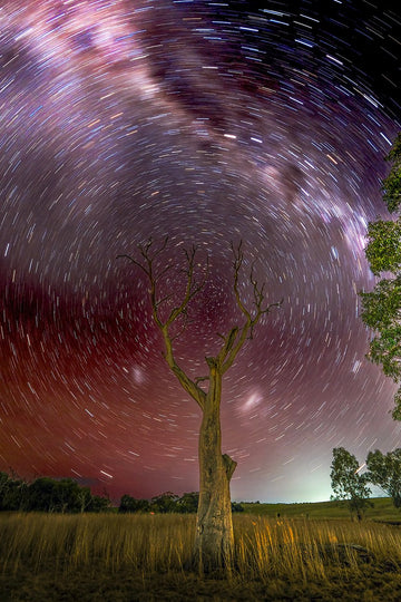 Aurora, Milkyway and Star Trails, Currency Creek, South Australia - 1