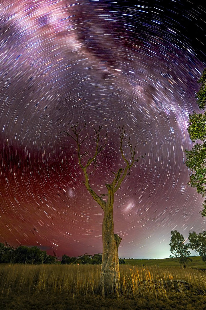 Aurora, Milkyway and Star Trails, Currency Creek, South Australia - 1