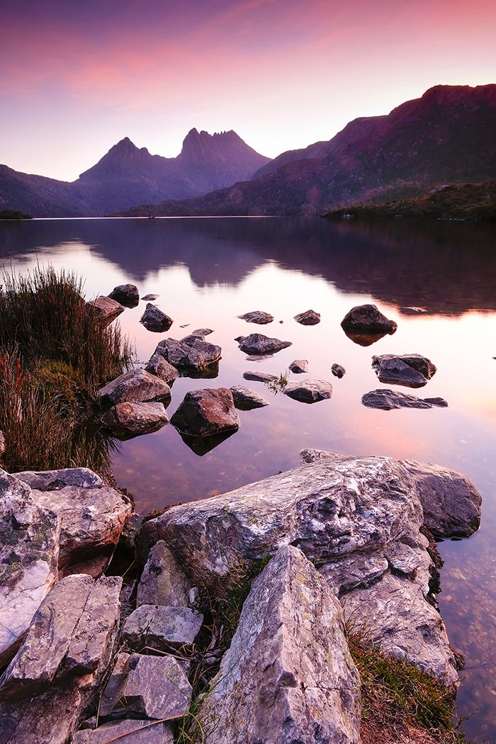 Sunset Over Dove Lake and Cradle Mountain, Tasmania - 1