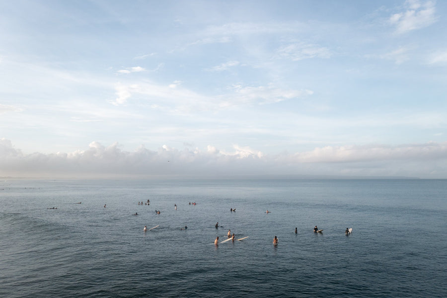 Surfing Lineup at Canggu Beach - 1