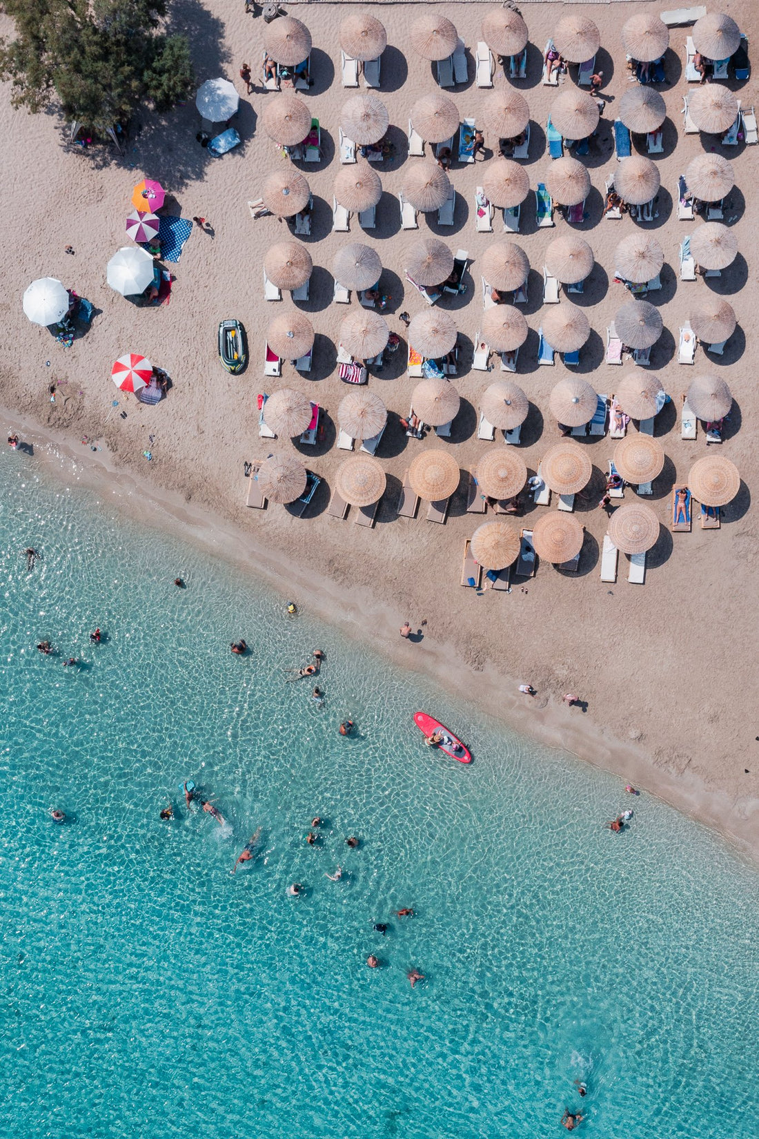 Greek Islands Beach Umbrellas - 1