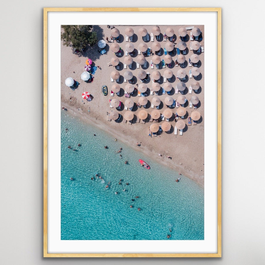 Greek Islands Beach Umbrellas - 2