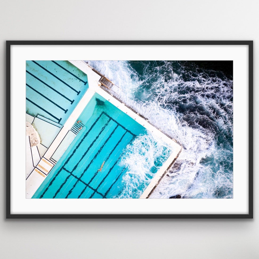 Top Down Aerial, Bondi Icebergs - 2