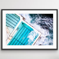 Top Down Aerial, Bondi Icebergs - 2