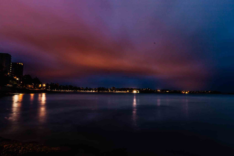 Cloudy Aurora Australis at Manly  - 1