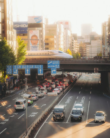 Shinkansen Bridge in Tokyo - 1