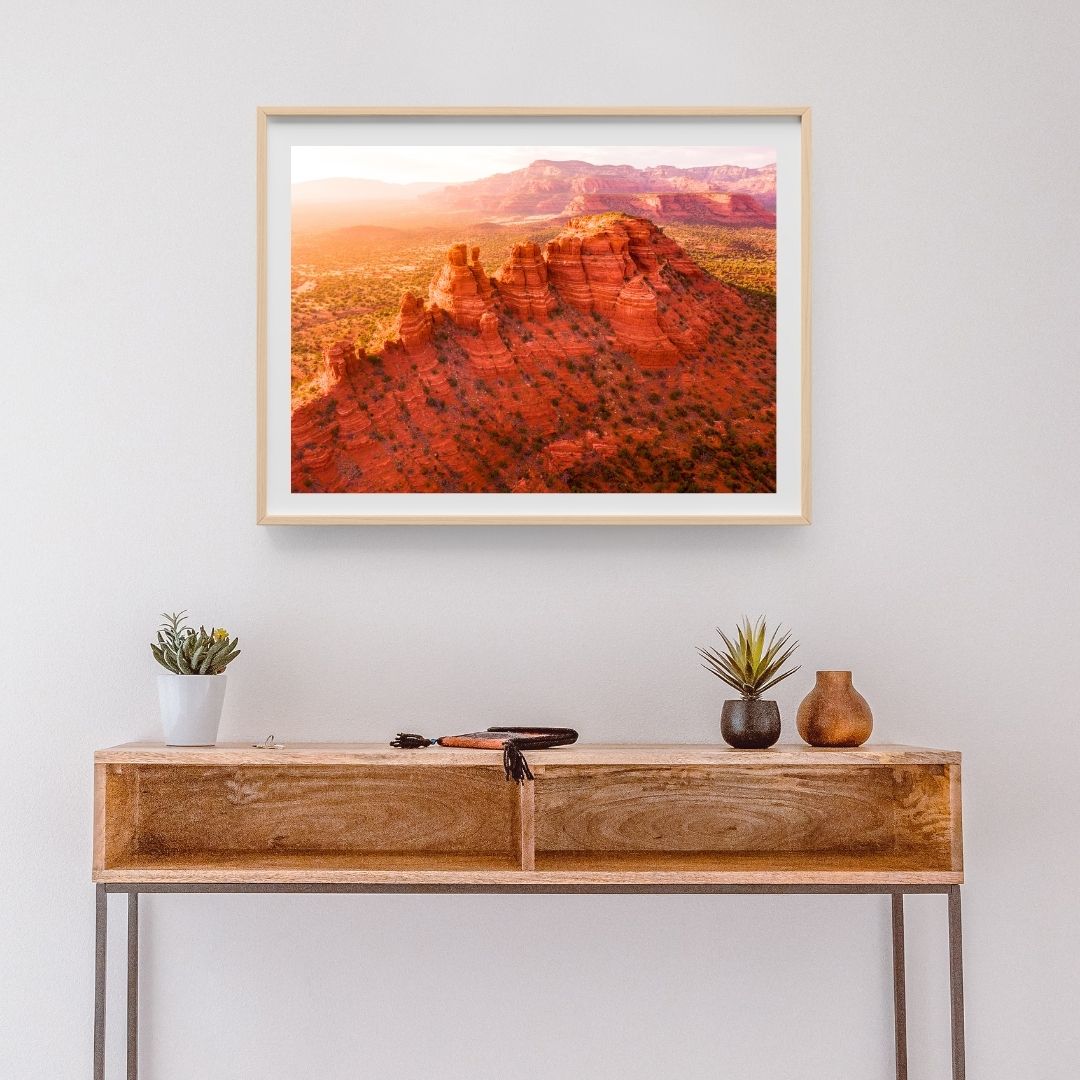 Golden Hour Over Sedona's Red Rock Spires - 1