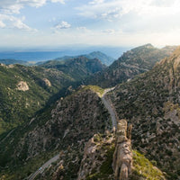 Scenic Mountain Highway at Sunset - 1