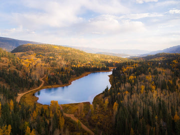 Fall Vibes Over Colorado Lake - 1