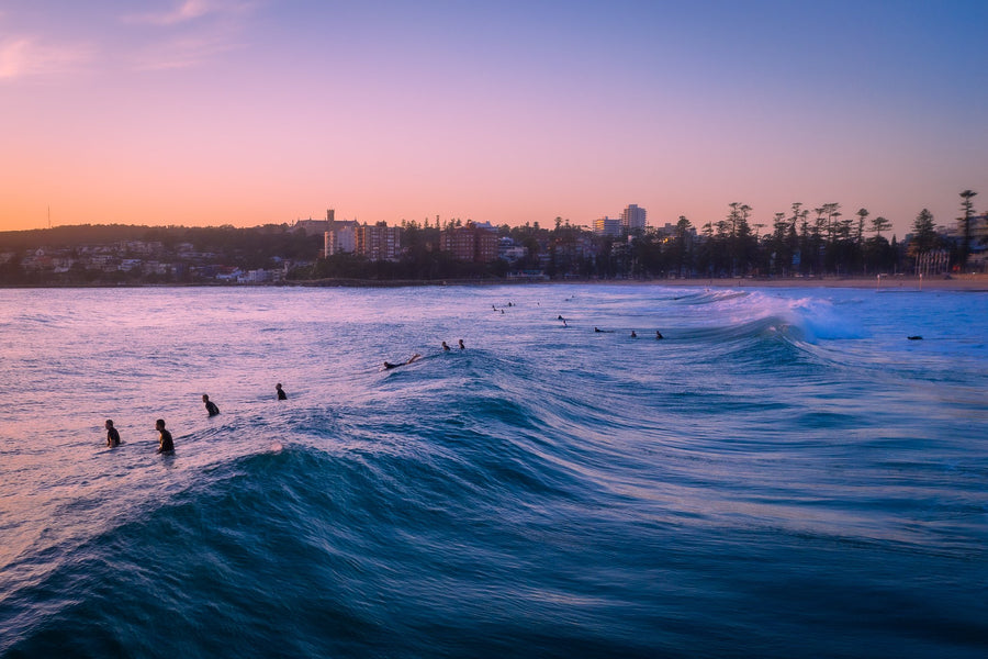 Manly Sunrise with Surfers - 1