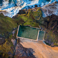 Mona Vale Rock Pool Drone Shot - 1