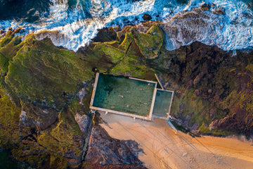 Mona Vale Rock Pool Drone Shot - 1