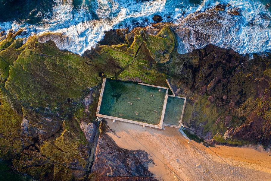 Mona Vale Rock Pool Drone Shot - 1