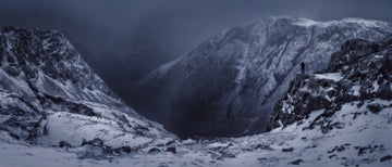 Incoming blizzard on Scafell pike - 1