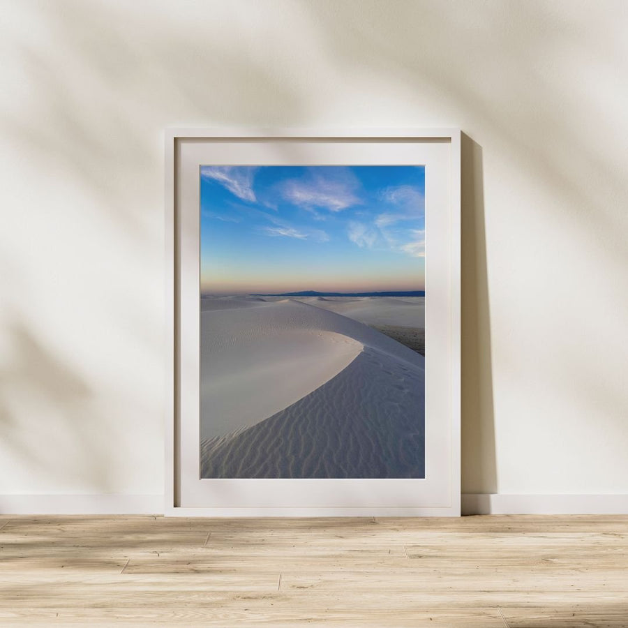 White Sands National Park New Mexico : Minimalist Landscape - 2