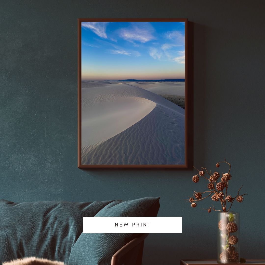 White Sands National Park New Mexico : Minimalist Landscape - 3