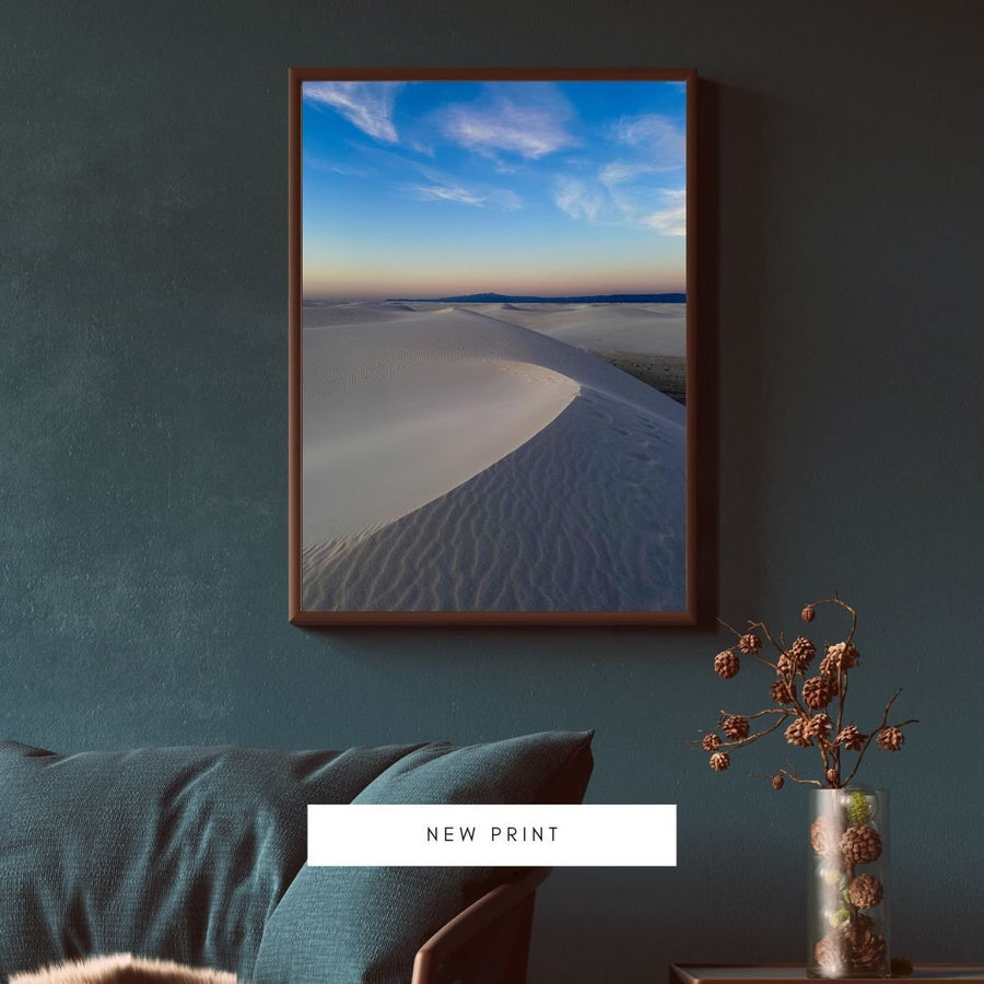 White Sands National Park New Mexico : Minimalist Landscape - 3