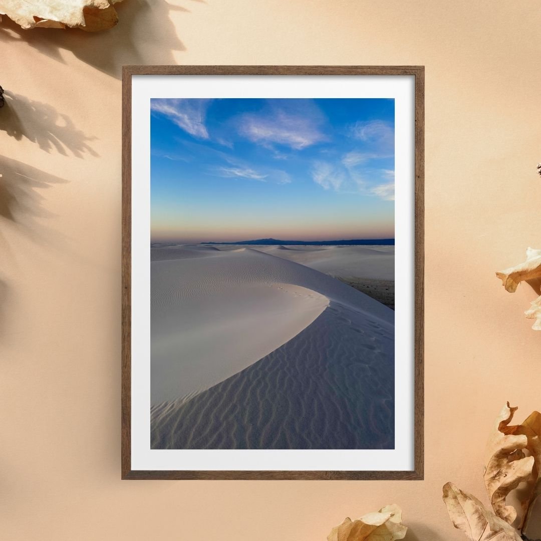 White Sands National Park New Mexico : Minimalist Landscape - 4