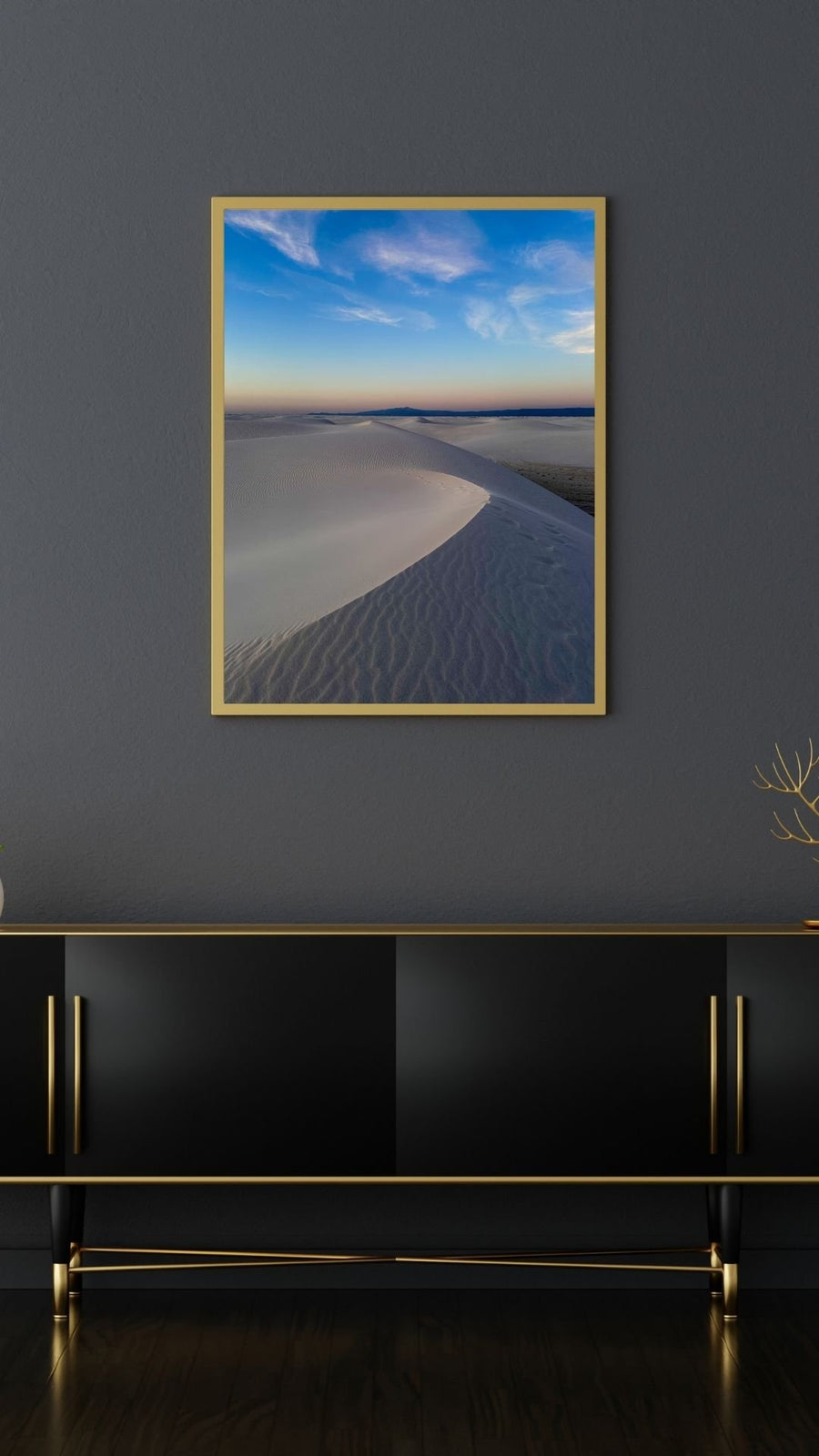 White Sands National Park New Mexico : Minimalist Landscape - 5