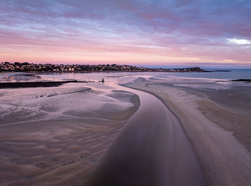 Pink sunrise on Locquirec Bay 2 - 1