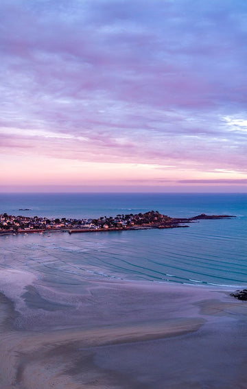 Pink sunrise on Locquirec Bay 3 - 1