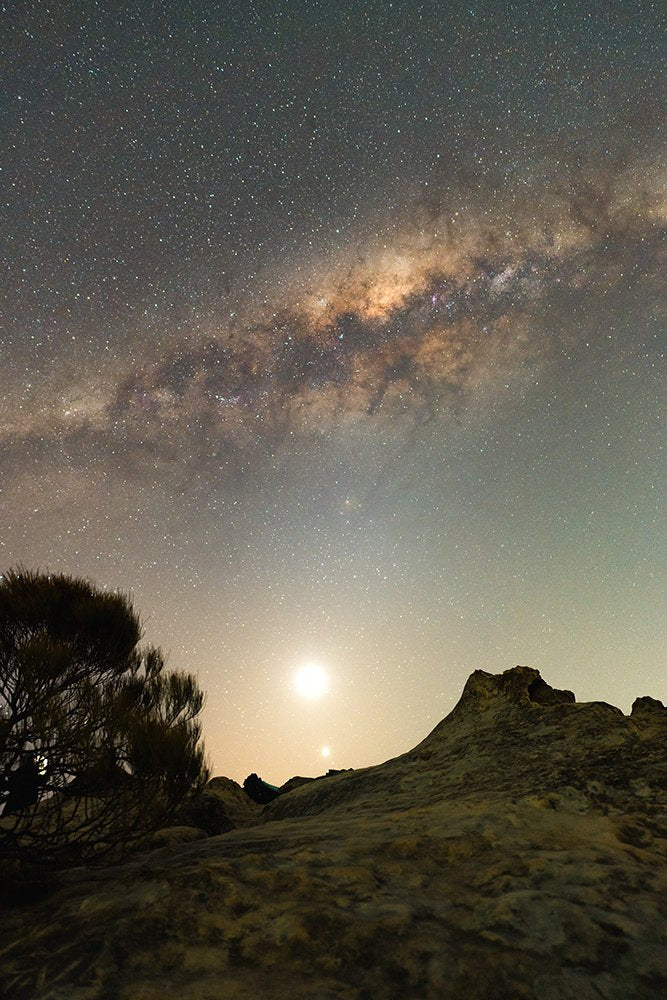 Milky Way over the Lincolns Rock - 1