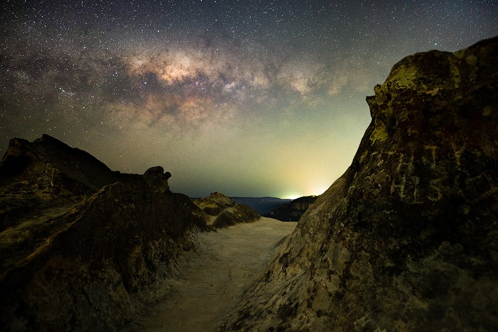 Milkyway setting in Lincolns Rock - 1