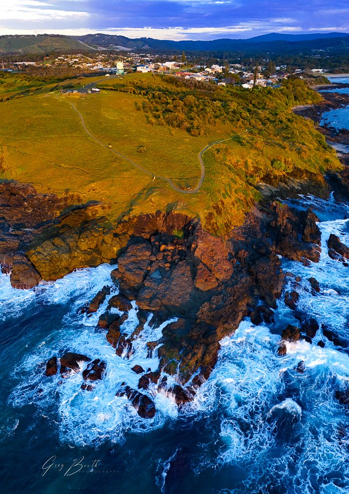 Woolgoolga Headland Golden Hour - 1