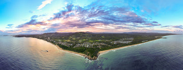 Sapphire Beach Sunset Panorama - 1