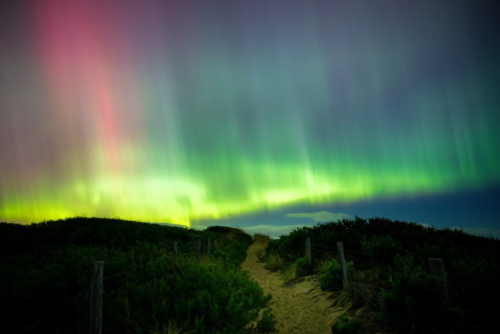 Aurora Australis in Tasmania 2 - 1