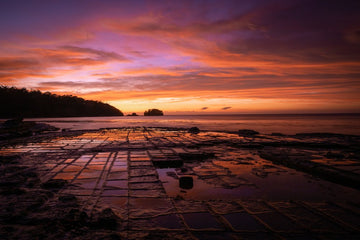 Twilight at Tessellated Pavement Tasmania - 1