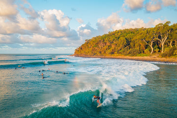 Surfing Noosa Heads, Queensland, Australia