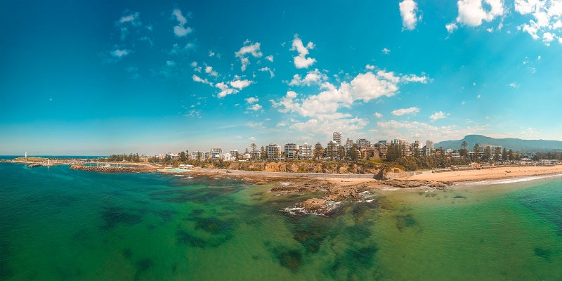 North Wollongong Cliff Road Panorama - 1