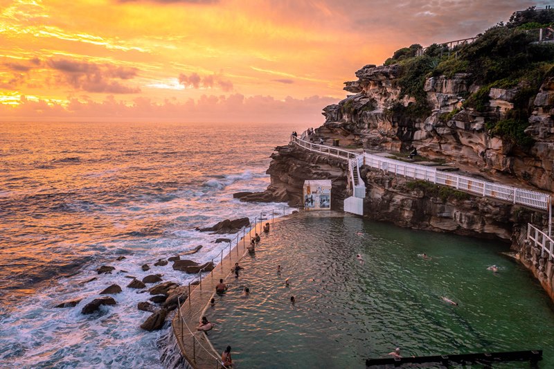 Best Seat in the house for sunrise at Bronte Beach. - 1