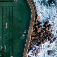 Aerial of Bronte Ocean Pool - 1