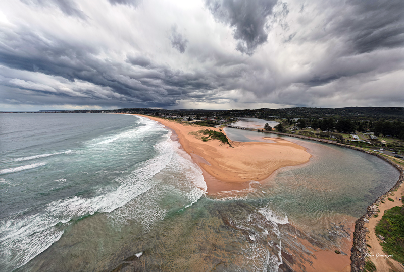 Grey Skys over  North Narrabeen   - 1