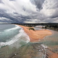 Grey Skys over  North Narrabeen   - 1