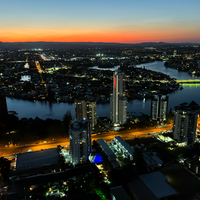 Nerang River sunset, Surfers Paradise