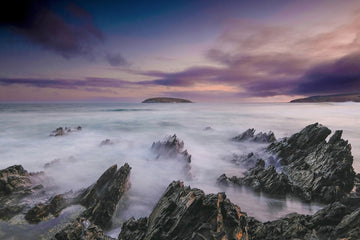 Petrel Cove Rocks at Sunset