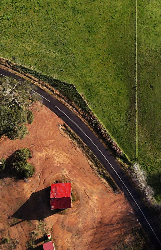 Red Barn from Above (Nannup, Western Australia) - 1