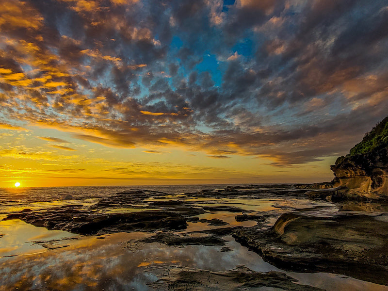 Rockpool sunrise