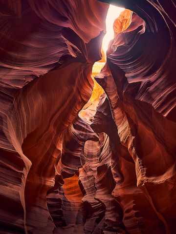 Sand walls Antelope Canyon