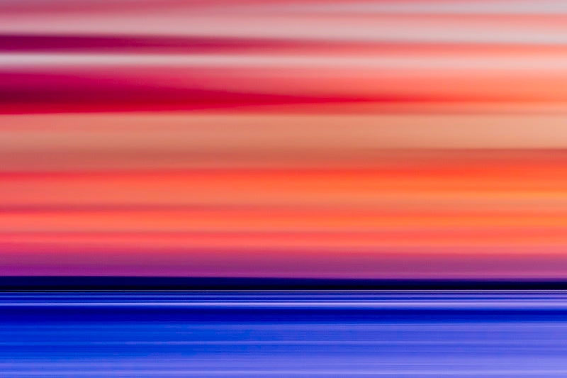 Sunrise ocean abstract - 1