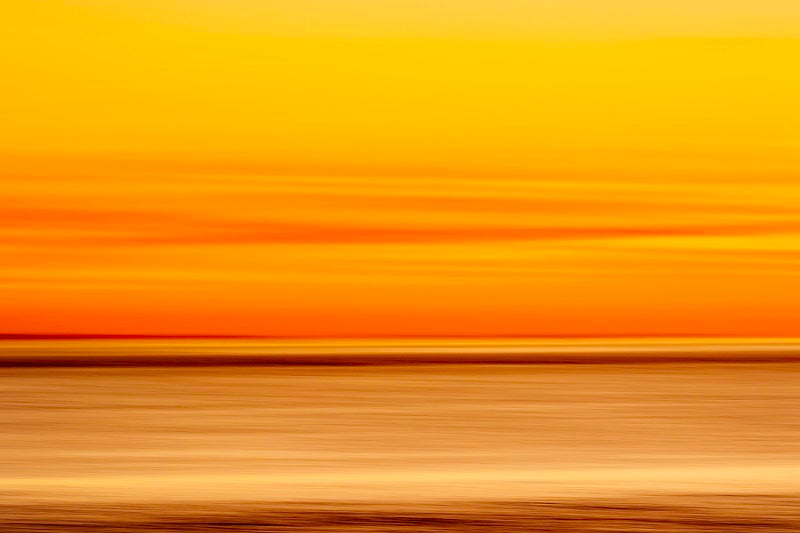 Sunrise ocean abstract - 1