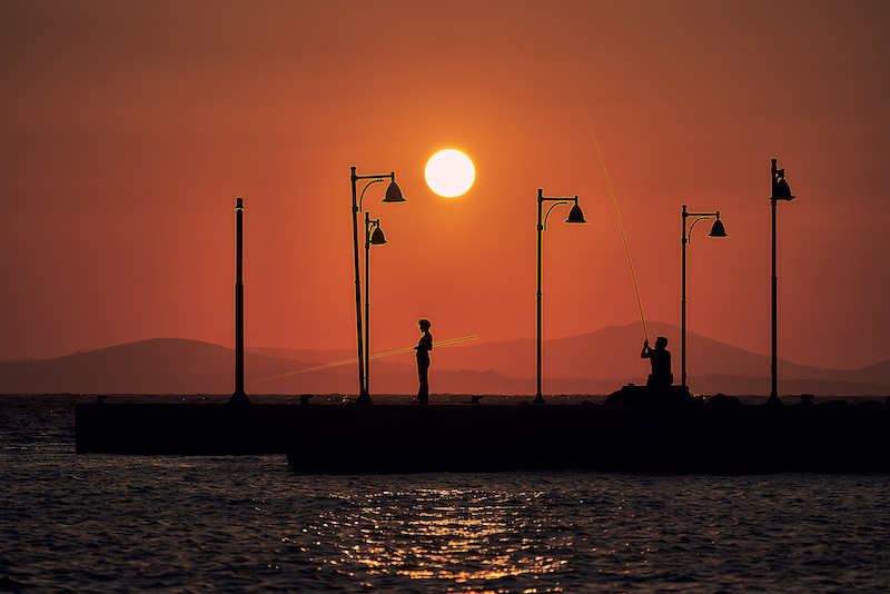 Sunset in Naxos