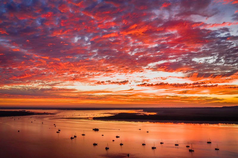 Tin Can Bay sunrise, Queensland, Australia - 1