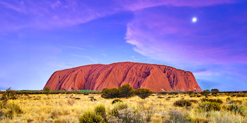 ULURU UNDER PURPLE SKY